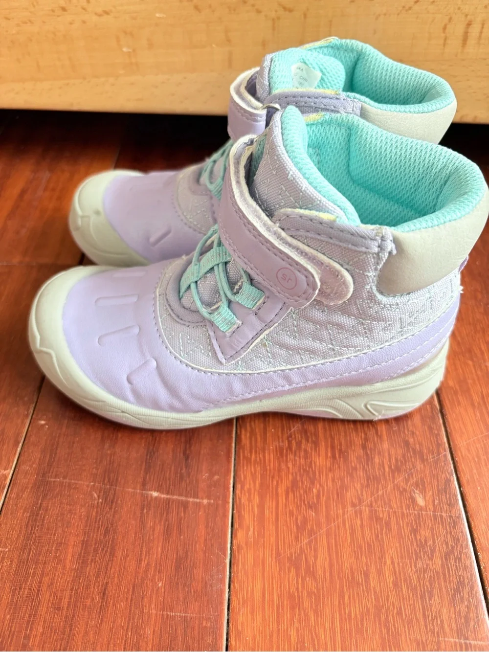 Stride Rite Girls Light Purple Snow Boots